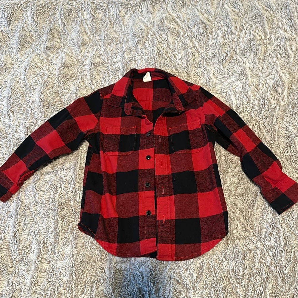 Baby Gap Buffalo Check Flannel Shirt
